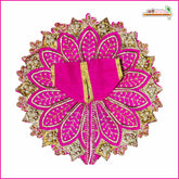 Blended Thread Moti Work Magenta Laddu Gopal Poshak